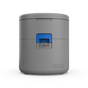 A front view of a portable toilet with Joolca branding