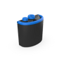 A human waste casket for a portable toilet for urine