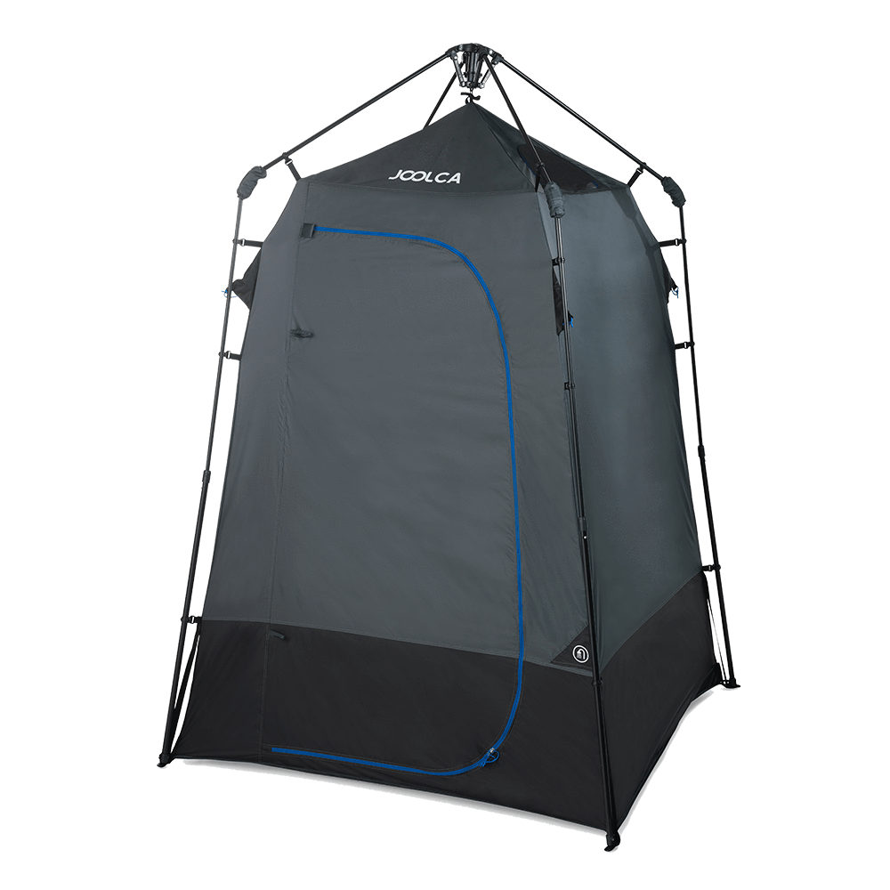 A single room shower tent