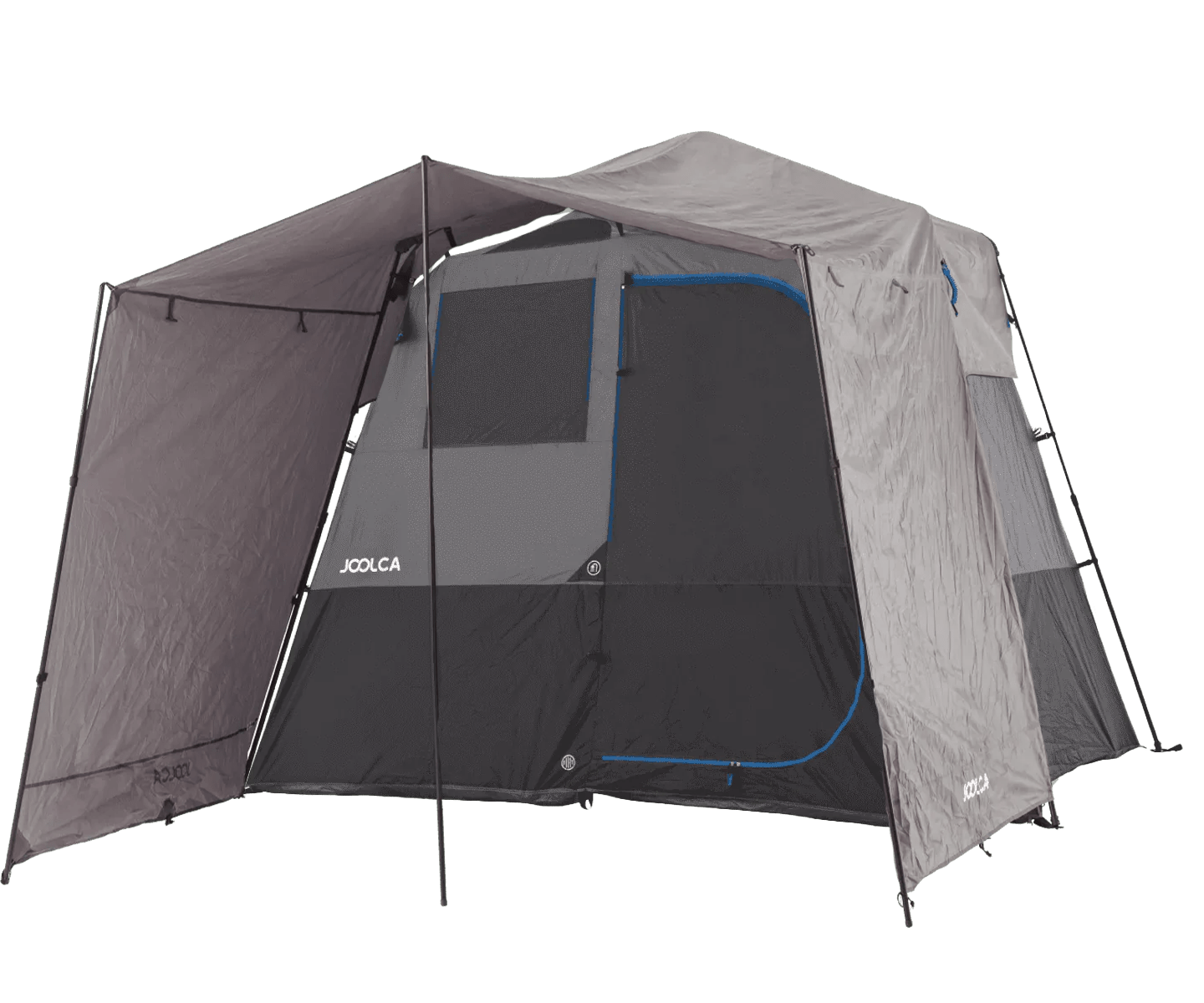 ENSUITE Triple + Awning Kit with the awning fitted to the front