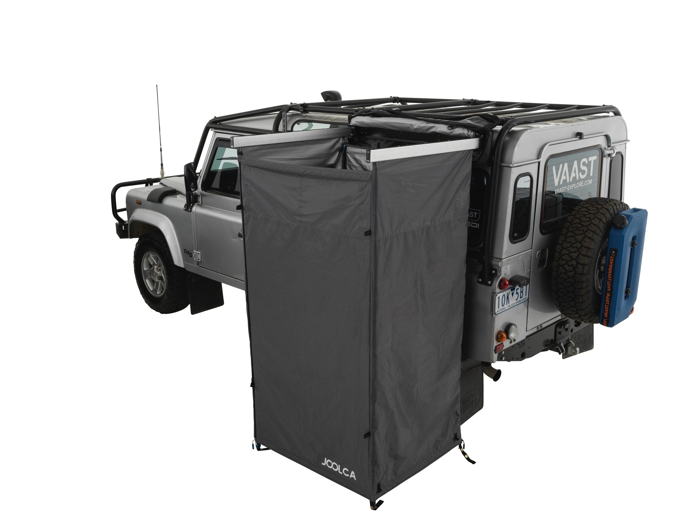 overland shower tent ENSUITE Mounted Single | Vehicle-Mounted Shower Awning Tent