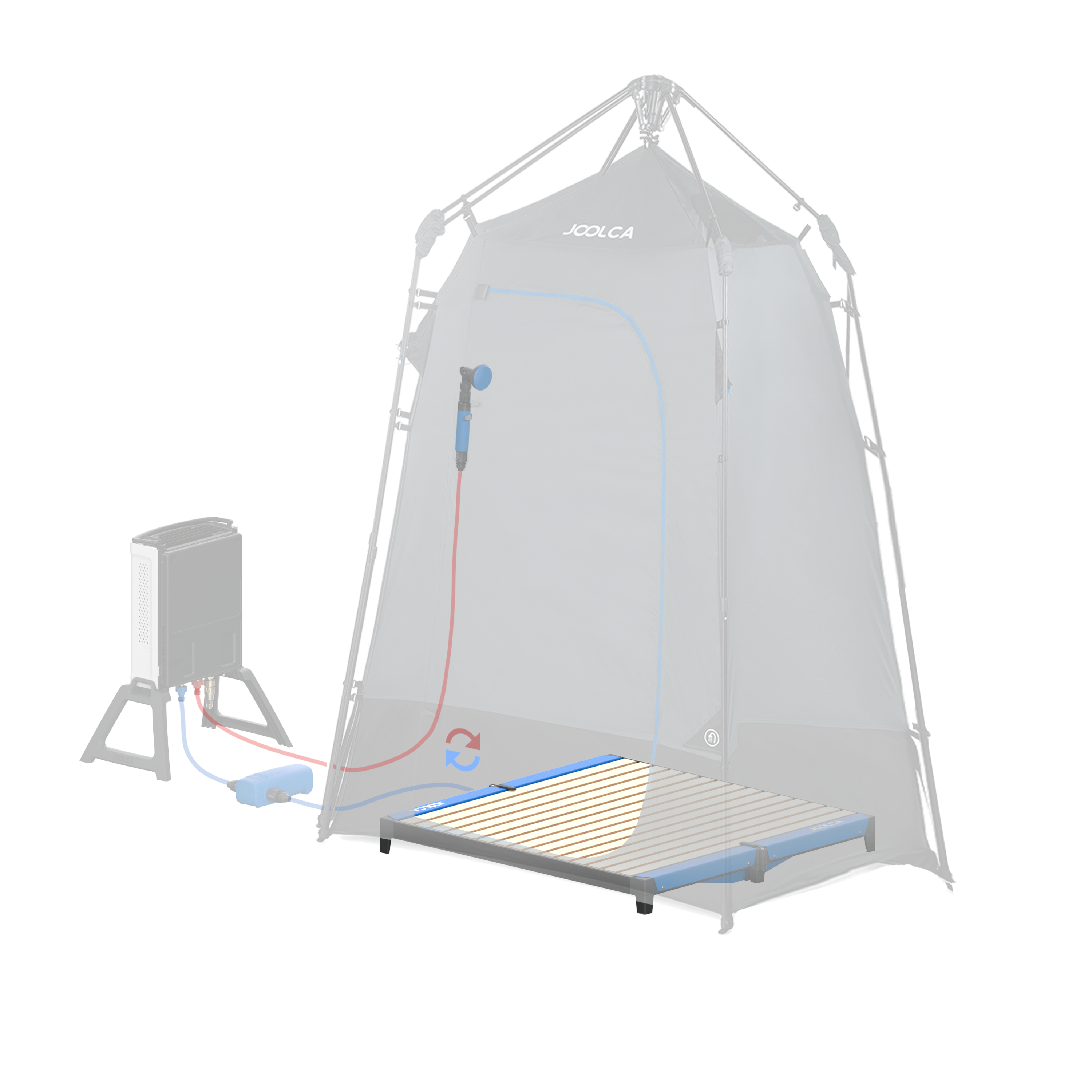 Ensuite Camping Portable Shower Base