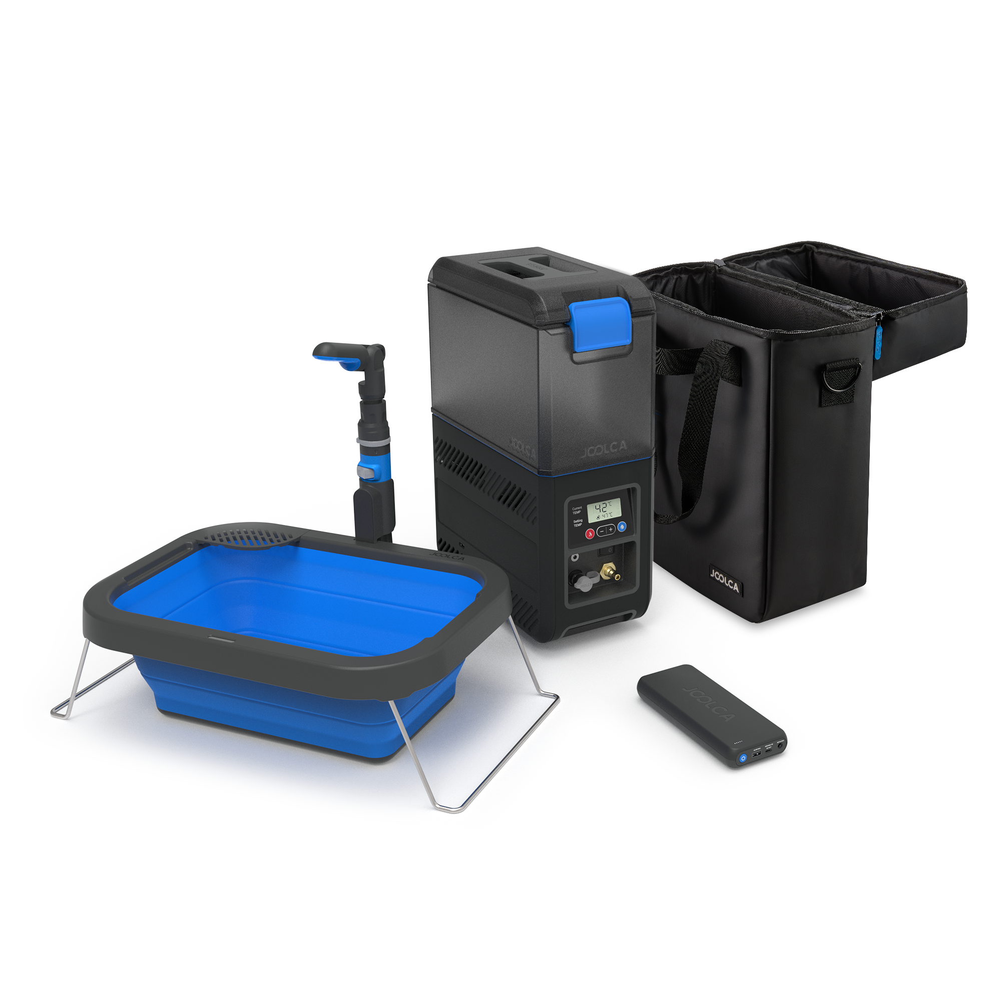 HOTTAP Go Nomad Kit with HOTTAP Go, Flexi Sink, carry bag and power bank