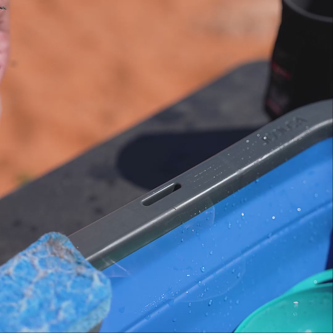 Joolca Flexi Sink portable camping sink in use outdoors