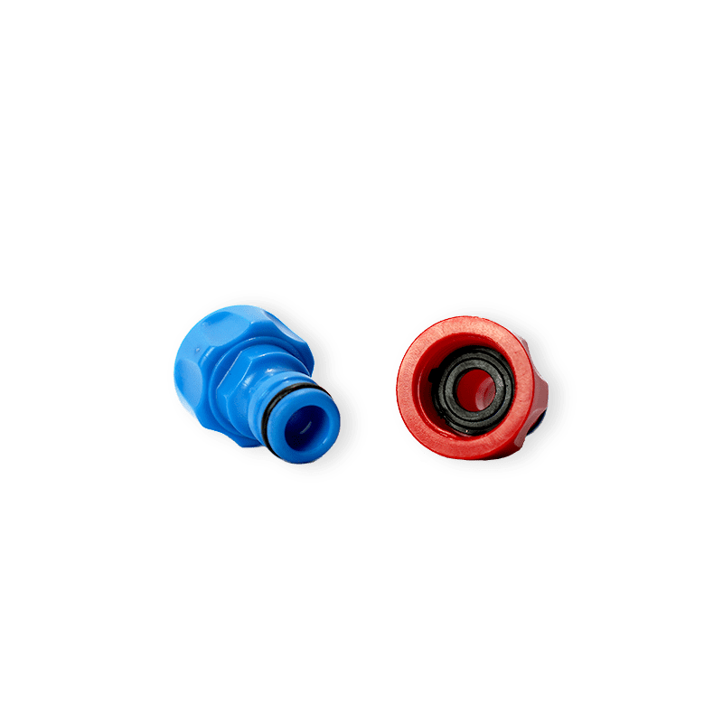 Male Red / Blue Quick Connect Fittings Spare Pack